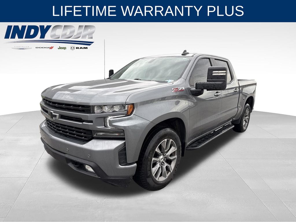 Gray (Satin Steel Metallic) 2021 Chevrolet Silverado 1500 Pickup Truck Four-Wheel Drive 8-Speed Automatic