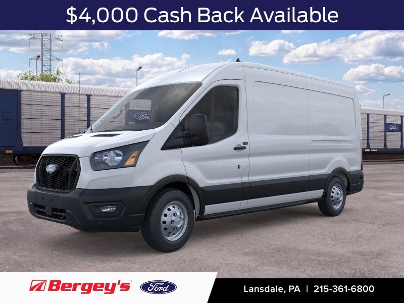 Oxford White 2026 Ford Transit Cargo Van All-Wheel Drive