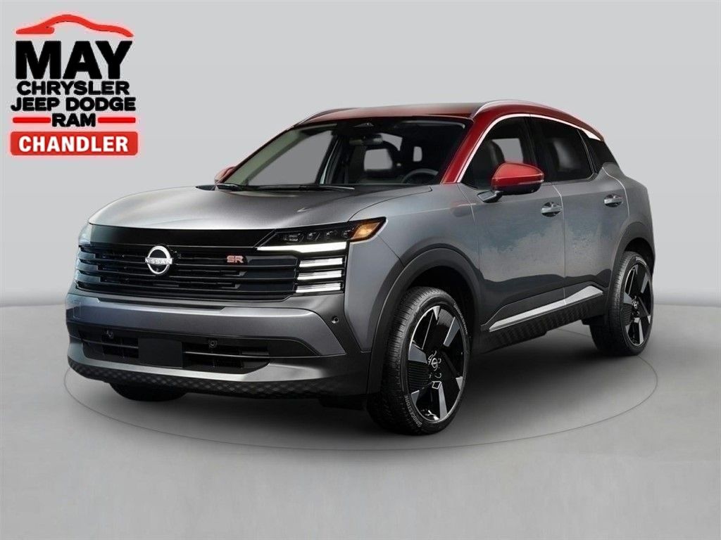 Arctic Ice Blue Metallic/Super Black 2025 Nissan Kicks SR FWD SUV / Crossover Front-Wheel Drive Continuously Variable Transmission