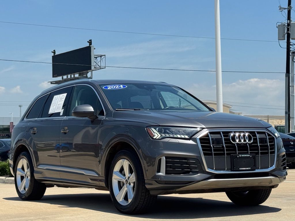 2024 Audi Q7 45 Premium Plus Gray at DeMontrond Auto Country