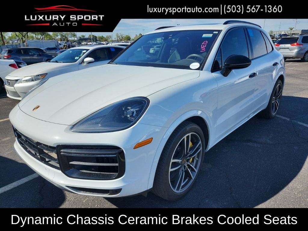 White 2019 Porsche Cayenne SUV / Crossover All-Wheel Drive 8-Speed Automatic