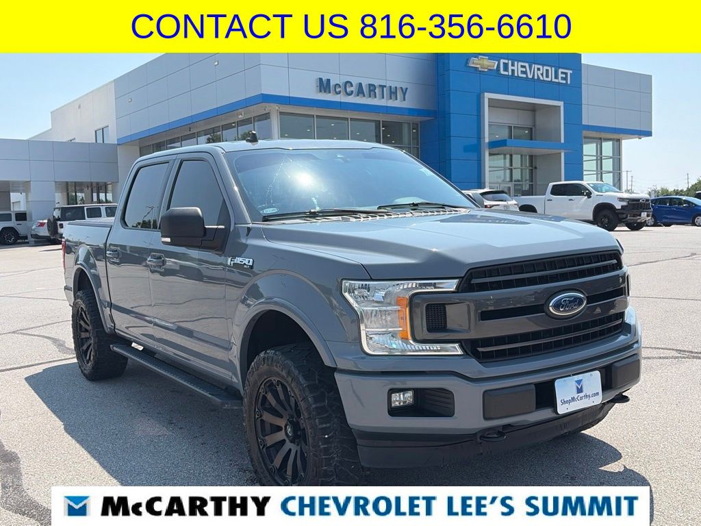 Gray Metallic 2019 Ford F-150 Pickup Truck Four-Wheel Drive Automatic