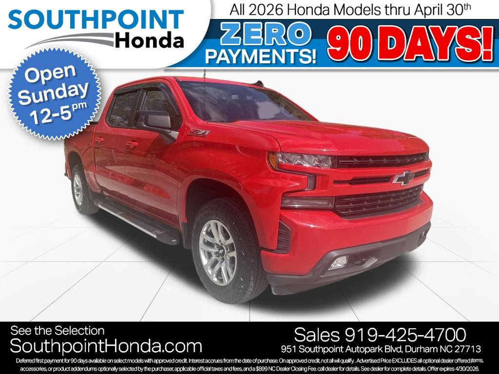 Red Hot 2019 Chevrolet Silverado 1500 RST Crew Cab 4WD Pickup Truck Four-Wheel Drive 8-Speed Automatic