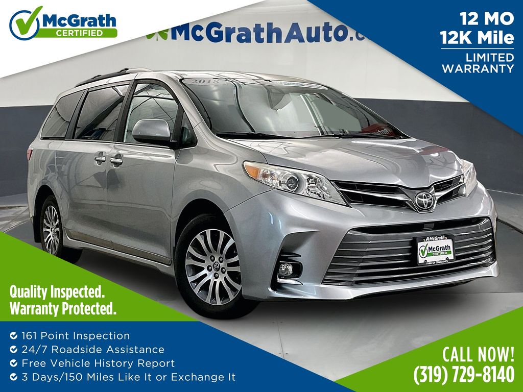 Silver Sky Metallic 2018 Toyota Sienna Minivan Front-Wheel Drive 8-Speed Automatic