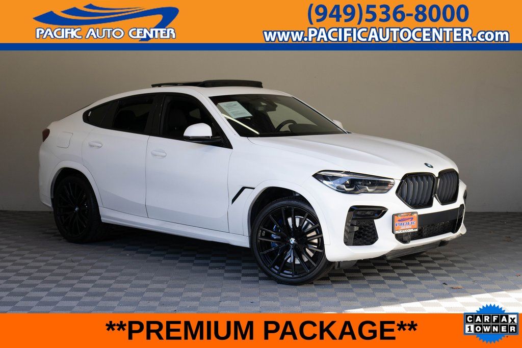 Alpine White 2022 BMW X6 SUV / Crossover All-Wheel Drive 8-Speed Automatic