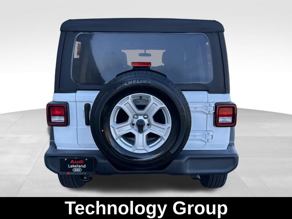 Used 2022 White Jeep Unlimited Sport S image 6