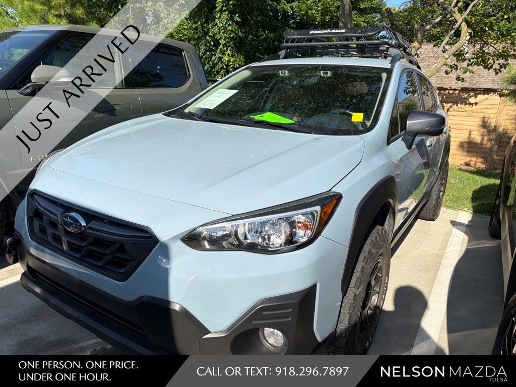Cool Gray Khaki 2021 Subaru Crosstrek SUV / Crossover All-Wheel Drive Continuously Variable Transmission