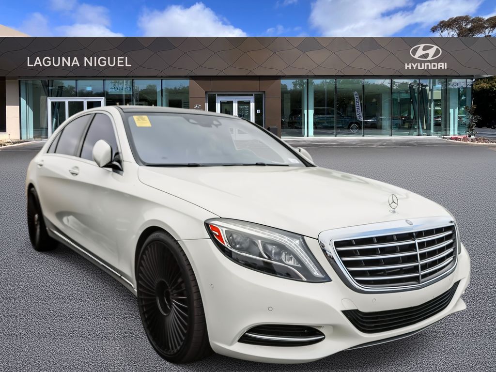 designo Diamond White Metallic 2017 Mercedes-Benz S-Class Sedan Rear-Wheel Drive 9-Speed Automatic
