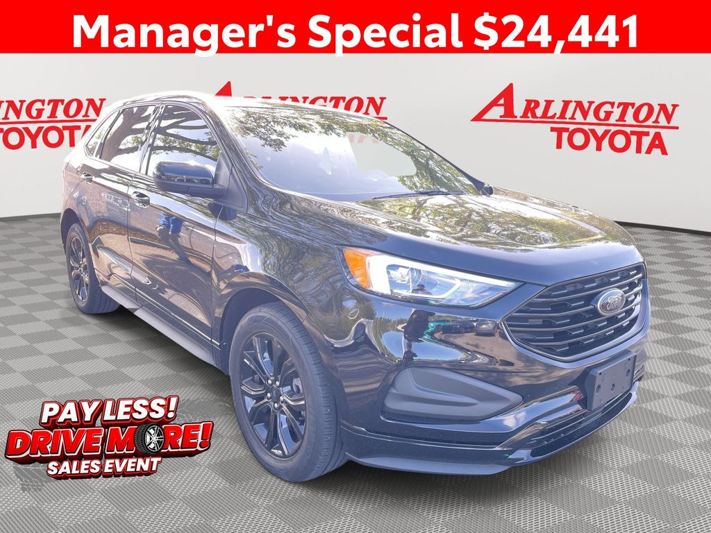 Black Metallic 2024 Ford Edge SUV / Crossover All-Wheel Drive 8-Speed Automatic