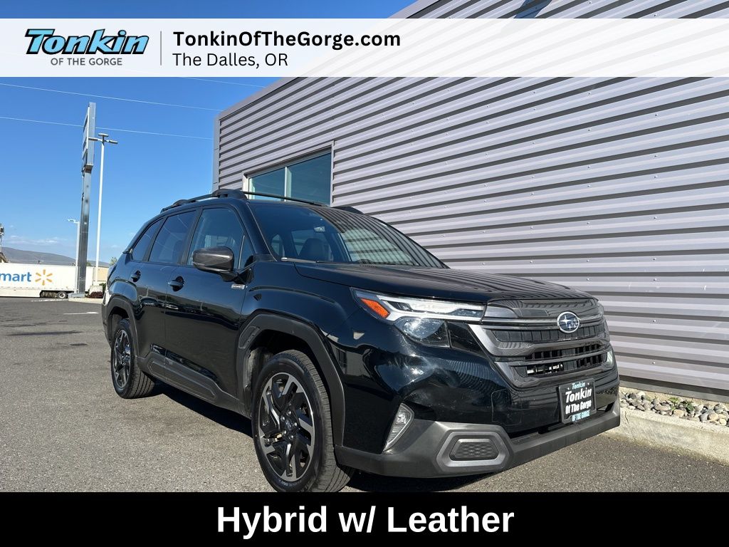 Crystal Black Silica 2025 Subaru Forester Hybrid Limited AWD SUV / Crossover All-Wheel Drive Continuously Variable Transmission