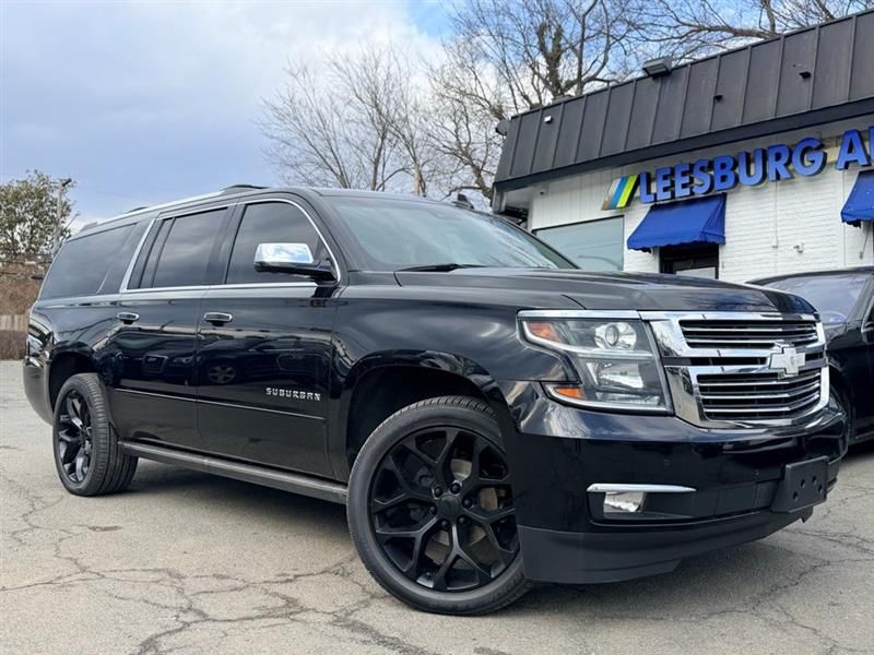 Black 2019 Chevrolet Suburban 1500 Premier 4WD SUV / Crossover Four-Wheel Drive 6-Speed Automatic Overdrive