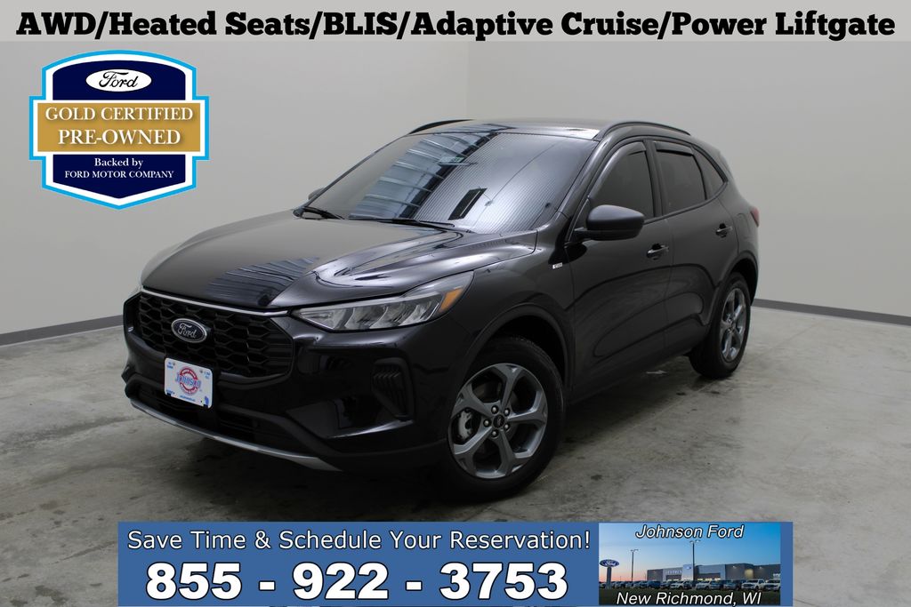 Agate Black Metallic 2025 Ford Escape ST-Line AWD SUV / Crossover All-Wheel Drive 8-Speed Automatic