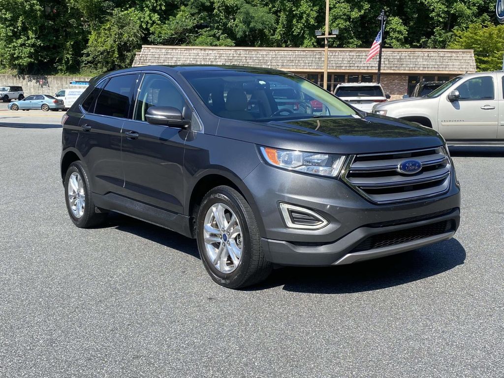 Gray (Magnetic) 2017 Ford Edge SEL AWD SUV / Crossover All-Wheel Drive 6-Speed Automatic