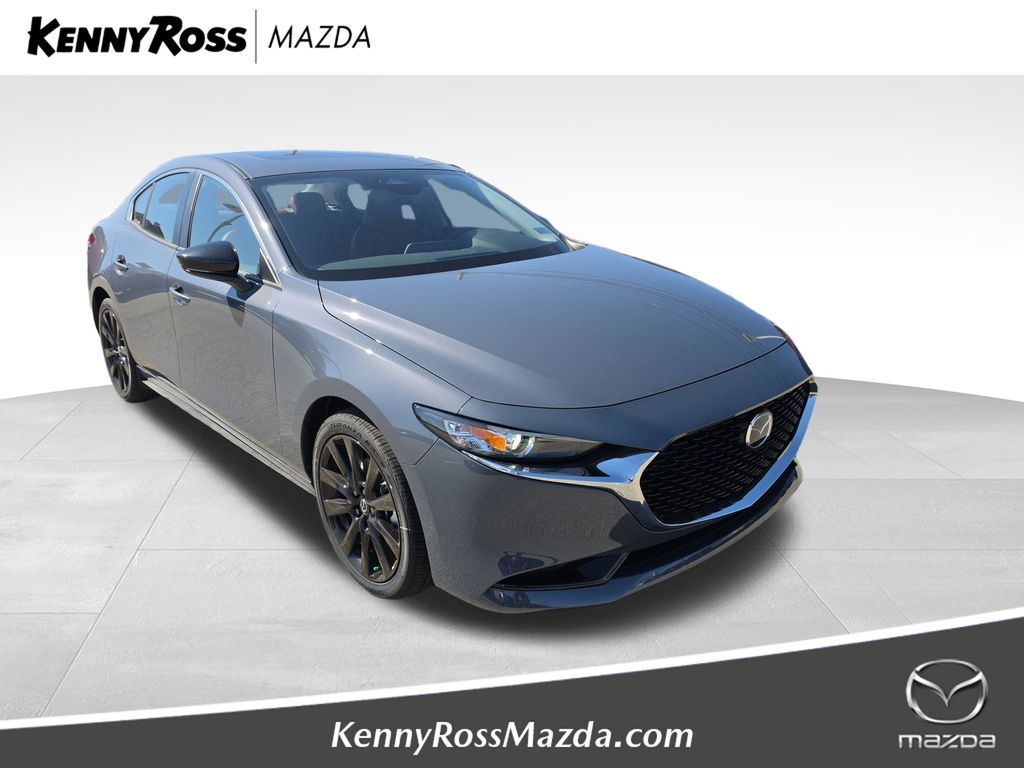 Polymetal Gray Metallic 2026 Mazda MAZDA3 2.5 S Carbon Edition Sedan AWD Sedan All-Wheel Drive 6-Speed Automatic