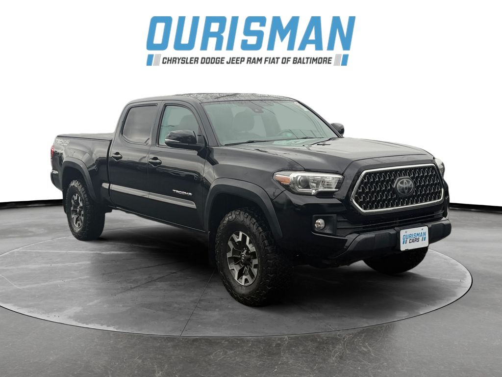 Midnight Black Metallic 2019 Toyota Tacoma Pickup Truck Four-Wheel Drive 6-Speed Automatic
