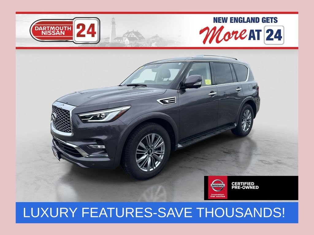 Anthracite Gray 2022 INFINITI QX80 SUV / Crossover All-Wheel Drive 7-Speed Automatic