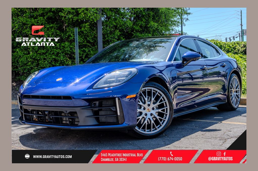 Gentian Blue Metallic 2024 Porsche Panamera Sedan All-Wheel Drive 8-Speed Automatic