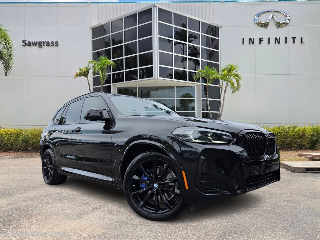 Black Sapphire Metallic 2024 BMW X3 SUV / Crossover All-Wheel Drive 8-Speed Automatic