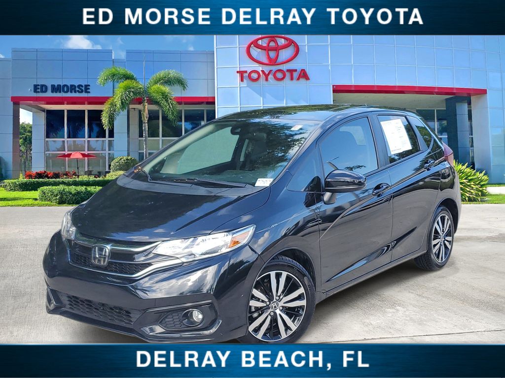 Crystal Black Pearl 2019 Honda Fit Hatchback Front-Wheel Drive Continuously Variable Transmission
