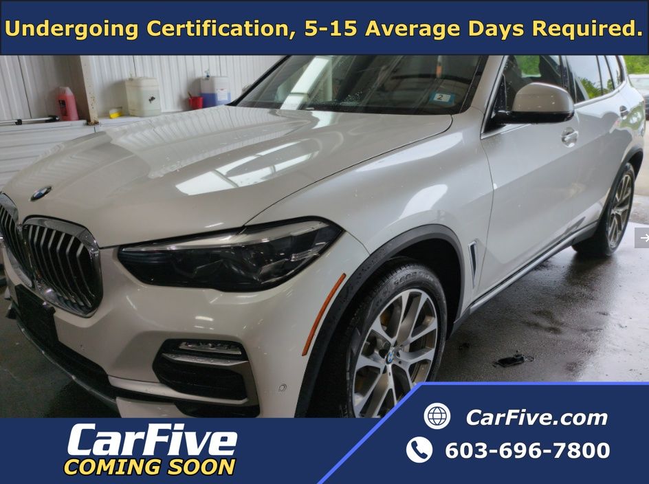 White Metallic 2019 BMW X5 xDrive40i AWD SUV / Crossover All-Wheel Drive 8-Speed Automatic