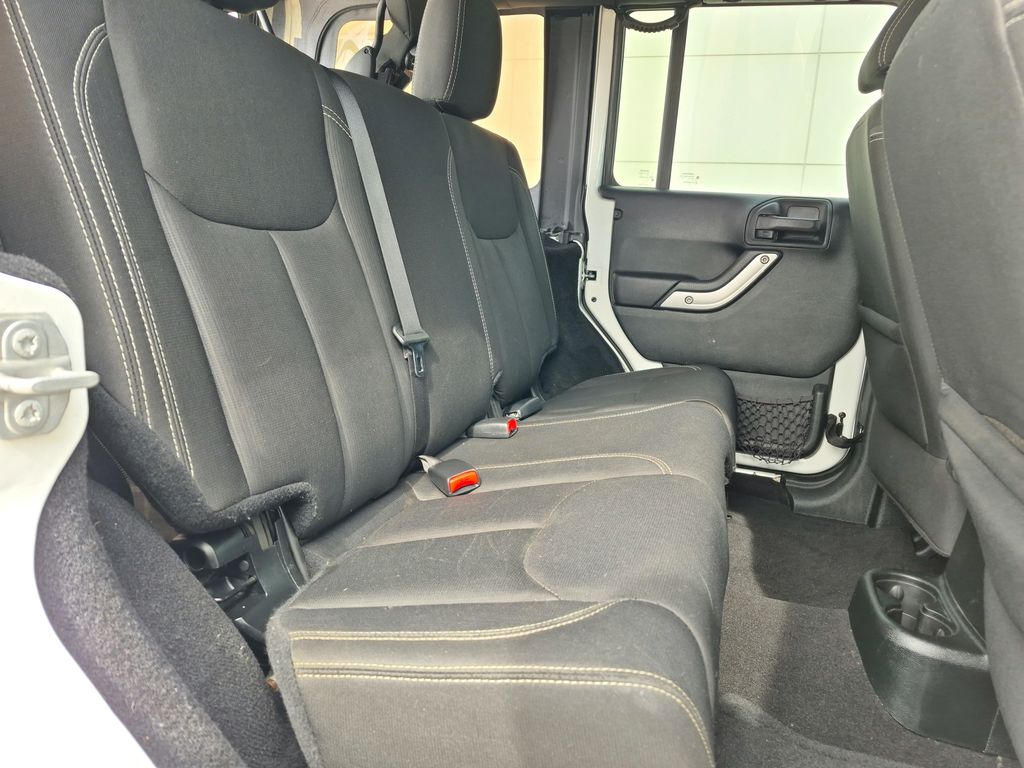 2018 Jeep Wrangler JK Unlimited Sahara White at Gullo Toyota