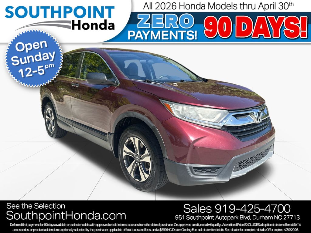 Basque Red Pearl II 2019 Honda CR-V LX AWD SUV / Crossover All-Wheel Drive Continuously Variable Transmission