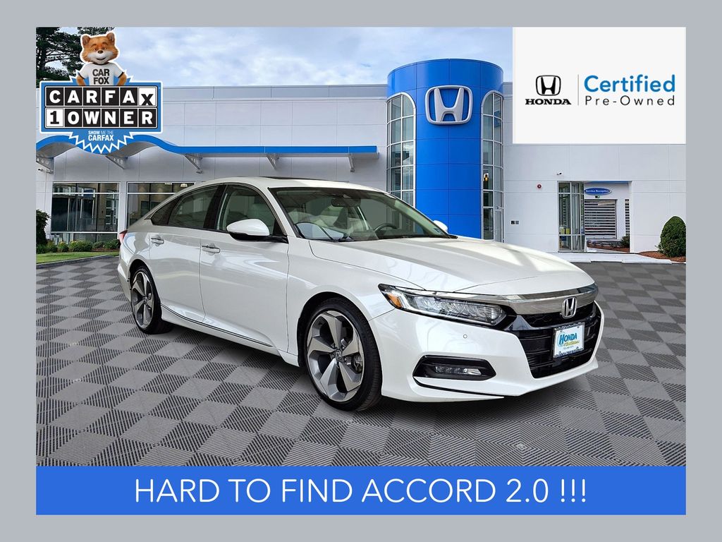 Platinum White Pearl 2018 Honda Accord Sedan Front-Wheel Drive Automatic
