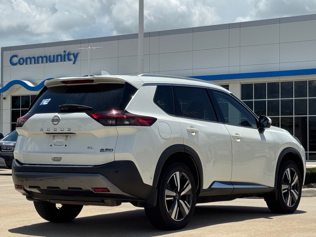 2023 Nissan Rogue SL White at Classic Elite Chevrolet Sugar Land