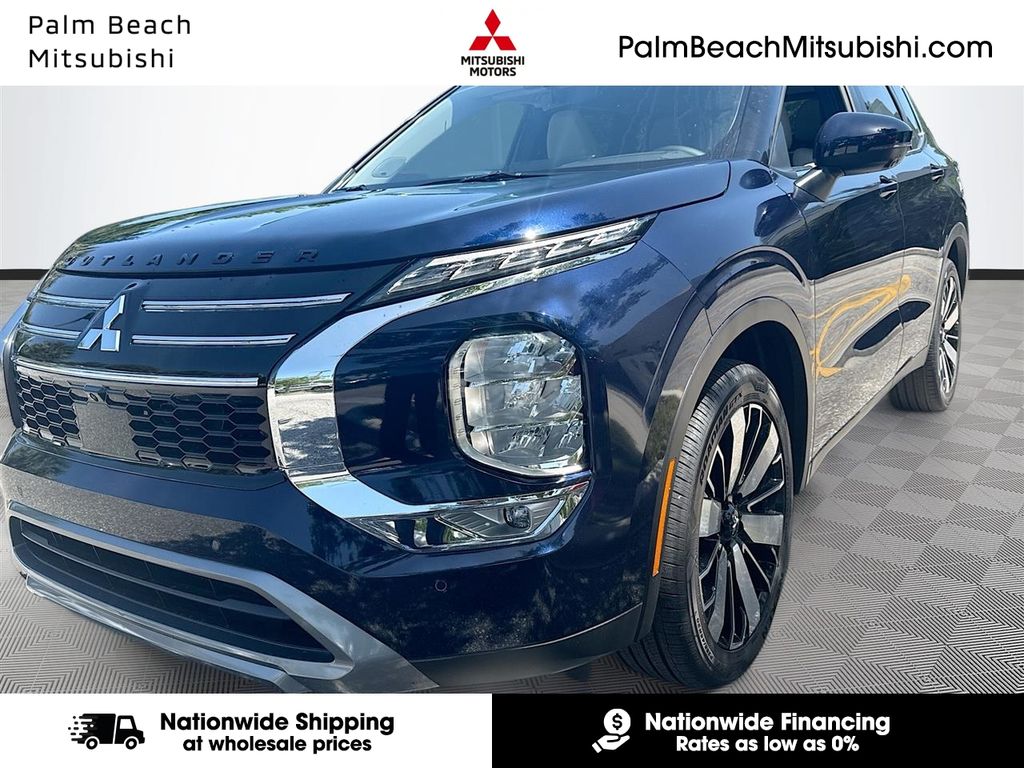 Blue 2026 Mitsubishi Outlander SUV / Crossover Front-Wheel Drive Continuously Variable Transmission