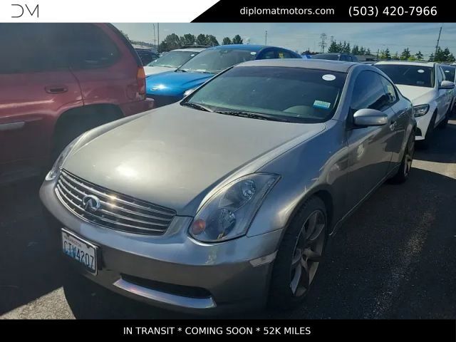Gray (Diamond Graphite Metallic) 2004 INFINITI G35 Coupe RWD Coupe Rear-Wheel Drive 5-Speed Automatic Overdrive