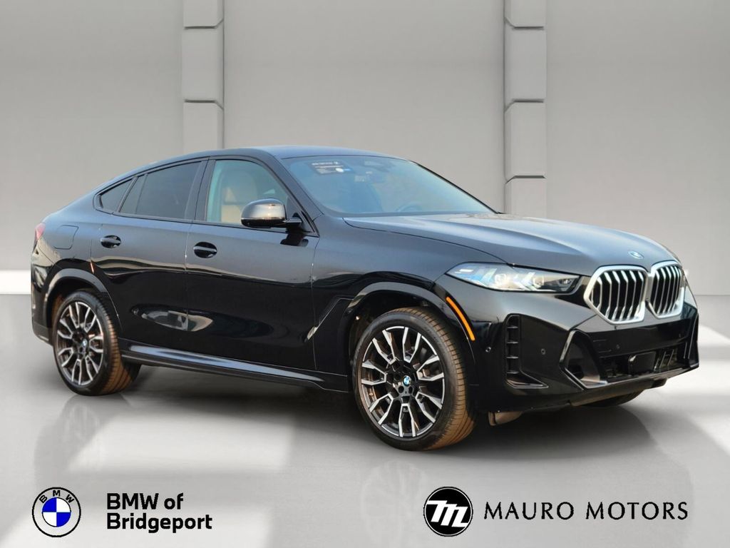 Black Sapphire Metallic 2024 BMW X6 SUV / Crossover All-Wheel Drive 8-Speed Automatic