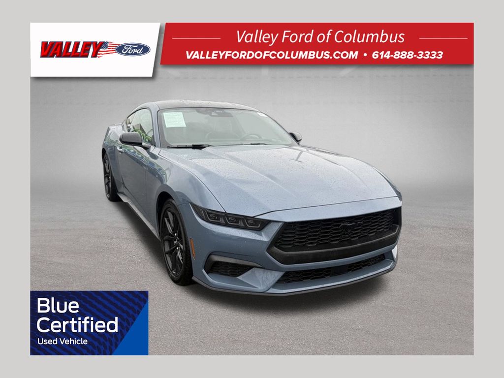 Vapor Blue 2025 Ford Mustang Coupe Rear-Wheel Drive Automatic