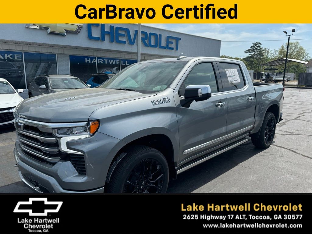 Sterling Gray Metallic 2025 Chevrolet Silverado 1500 Pickup Truck Four-Wheel Drive Automatic