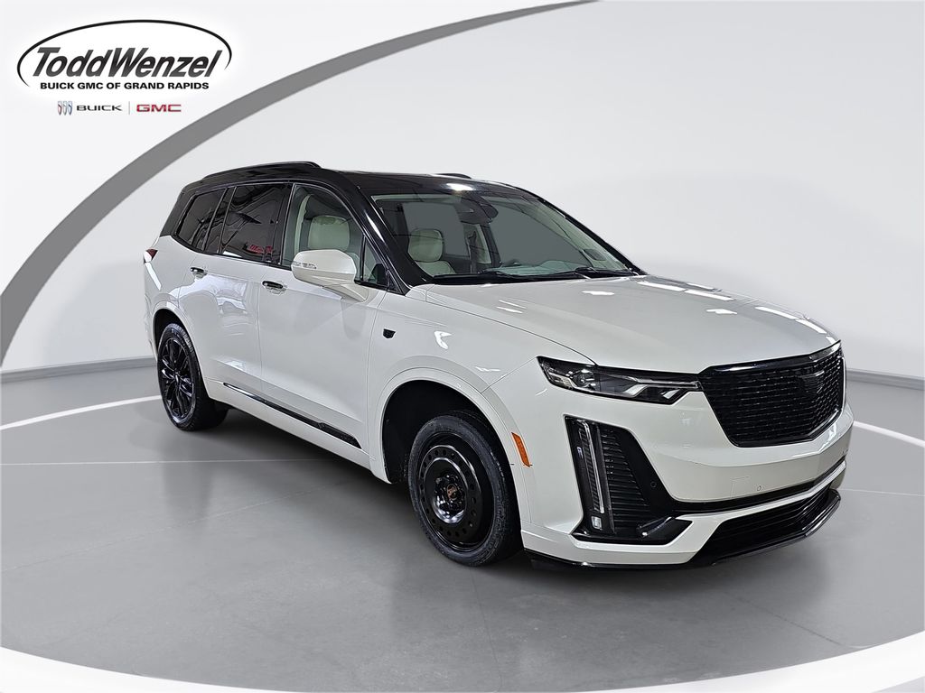 Crystal White Tricoat 2021 Cadillac XT6 Premium Luxury AWD SUV / Crossover Four-Wheel Drive 9-Speed Automatic