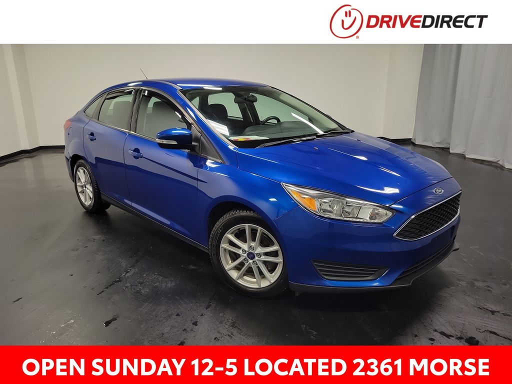 Lightning Blue Metallic 2018 Ford Focus Sedan Front-Wheel Drive 6-Speed Automatic