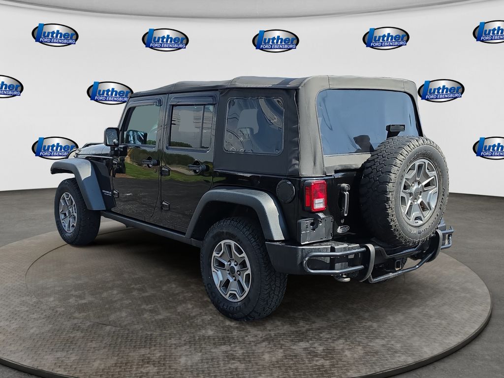 2016 Jeep Wrangler Unlimited Rubicon Black at Klick Lewis Buick Chevrolet