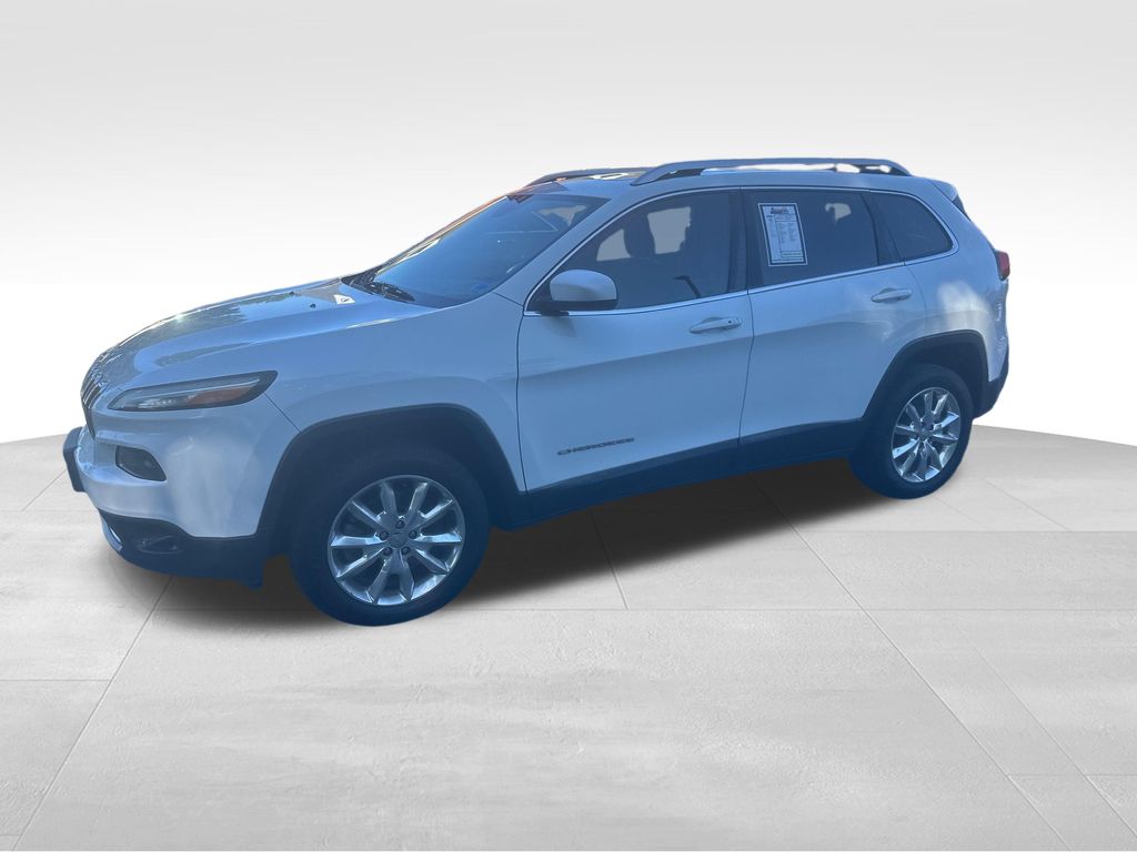 Used 2015 White Jeep Limited image 3