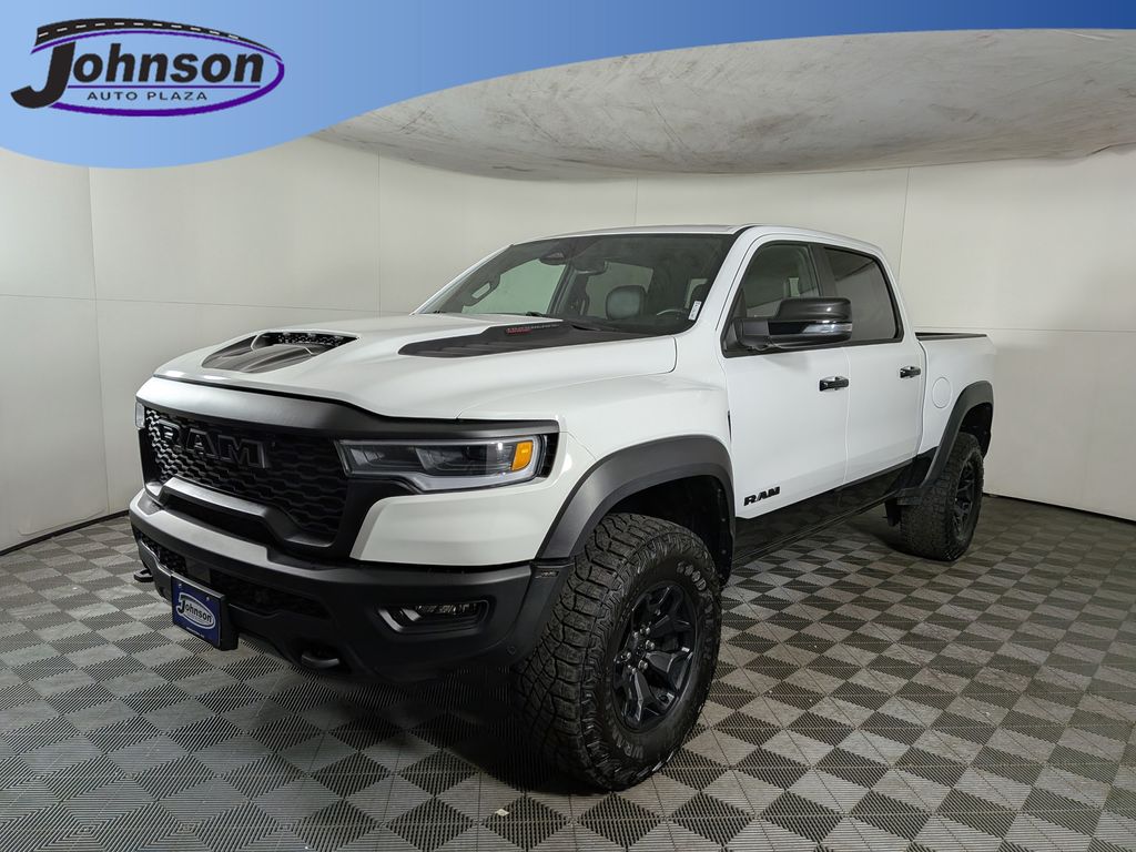 Bright White Clearcoat 2026 RAM 1500 RHO Crew Cab AWD Pickup Truck All-Wheel Drive 8-Speed Automatic