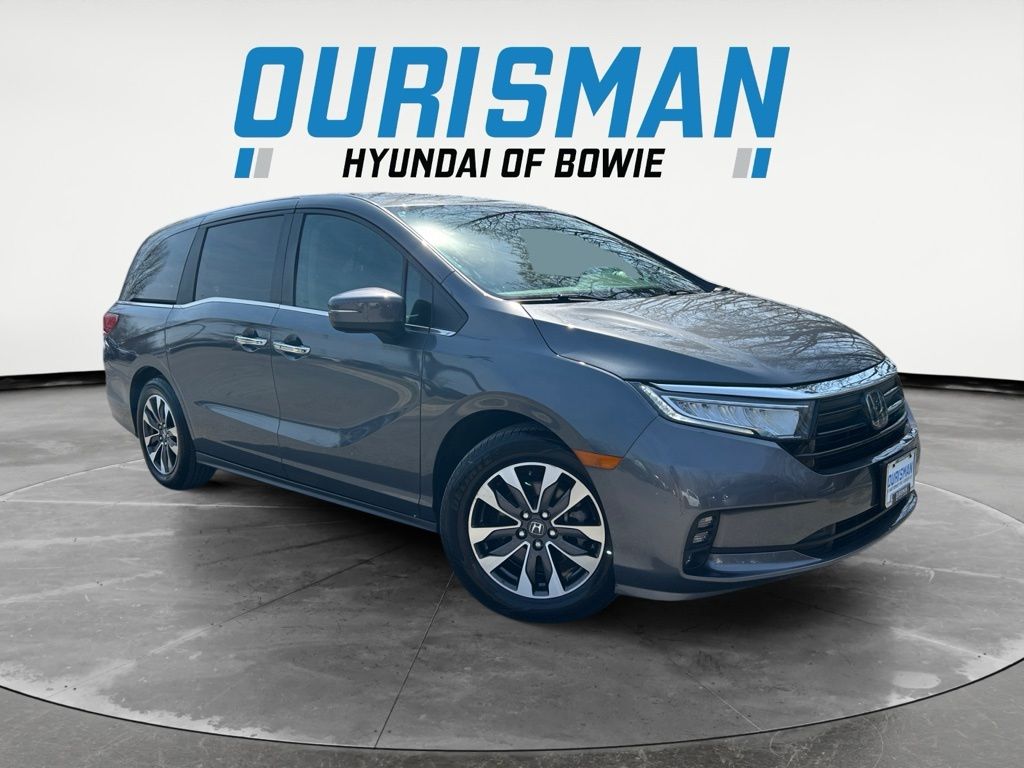 Gray (Modern Steel Metallic) 2023 Honda Odyssey EX-L FWD Minivan Front-Wheel Drive Automatic