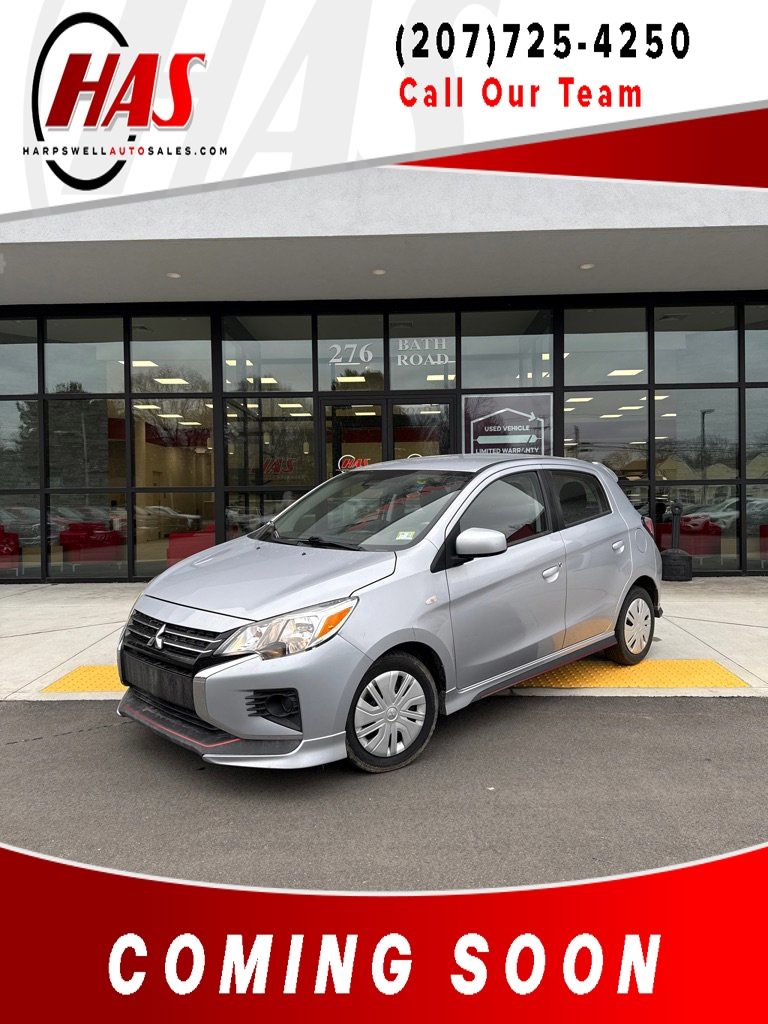 Silver 2021 Mitsubishi Mirage ES FWD Hatchback Front-Wheel Drive 5-Speed Manual