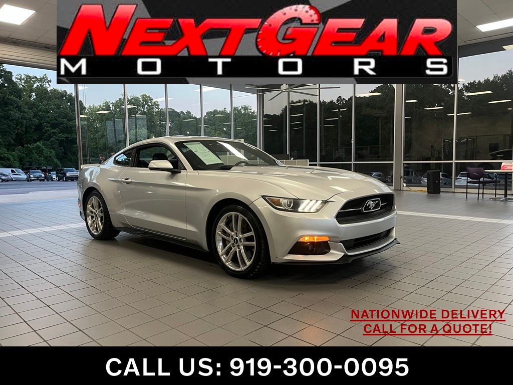 Ingot Silver 2015 Ford Mustang Coupe Rear-Wheel Drive 6-Speed Automatic