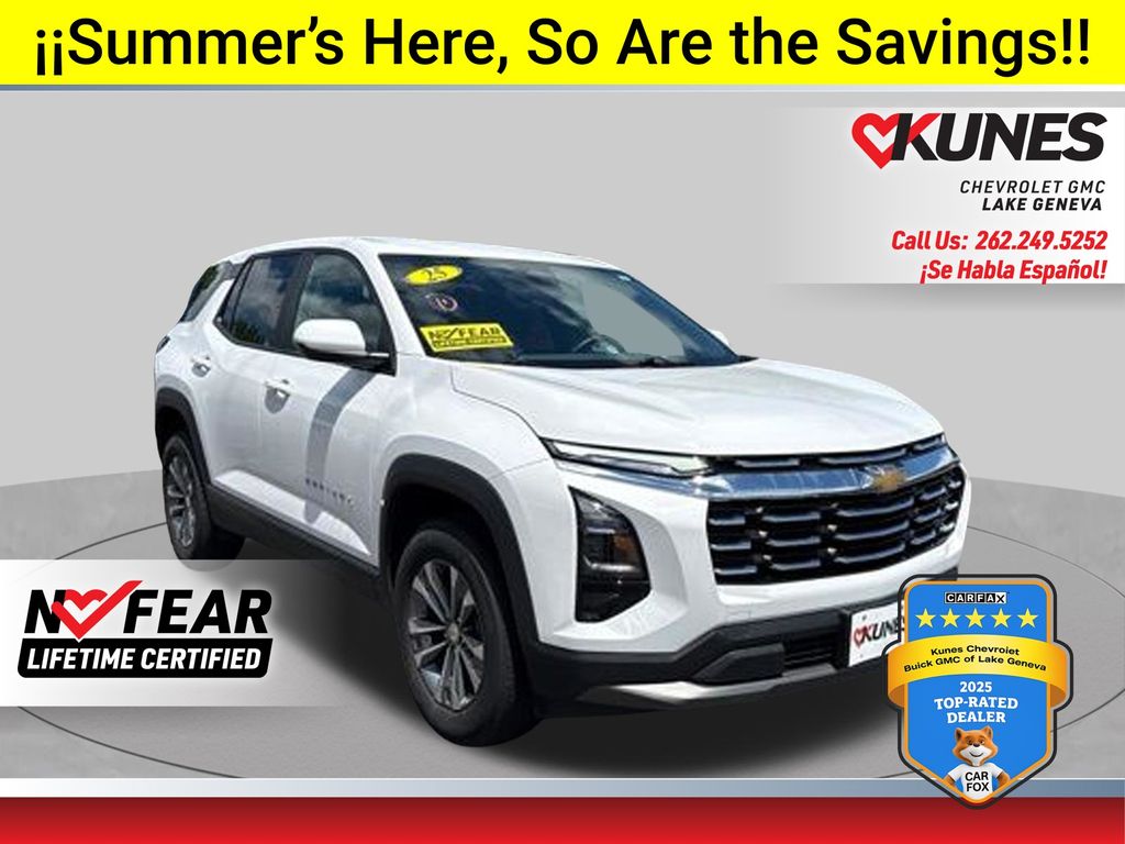 Summit White 2025 Chevrolet Equinox SUV / Crossover Four-Wheel Drive 8-Speed Automatic