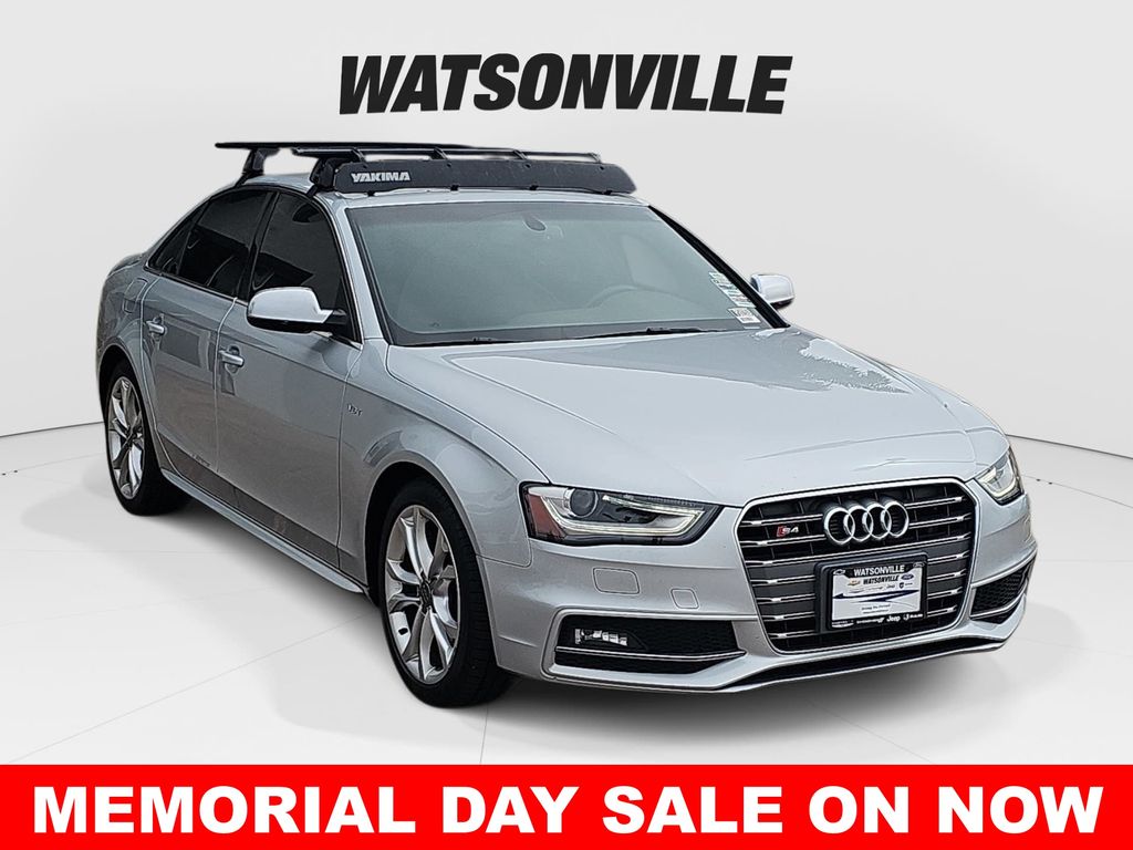Ice Silver Metallic 2013 Audi S4 3.0T quattro Premium Plus Sedan AWD Sedan All-Wheel Drive 7-Speed Automatic