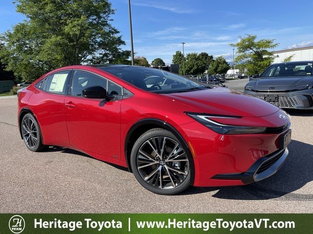 Red 2027 Toyota Prius Hatchback All-Wheel Drive Continuously Variable Transmission