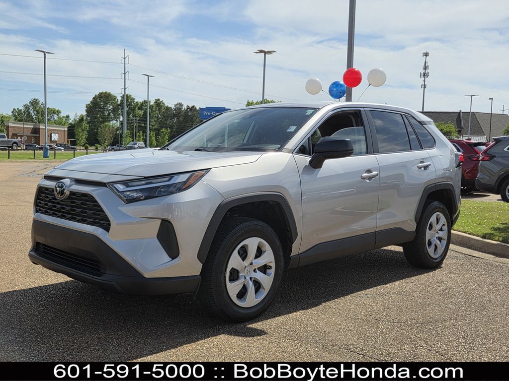Silver Sky Metallic 2023 Toyota RAV4 LE FWD SUV / Crossover Front-Wheel Drive 8-Speed Automatic