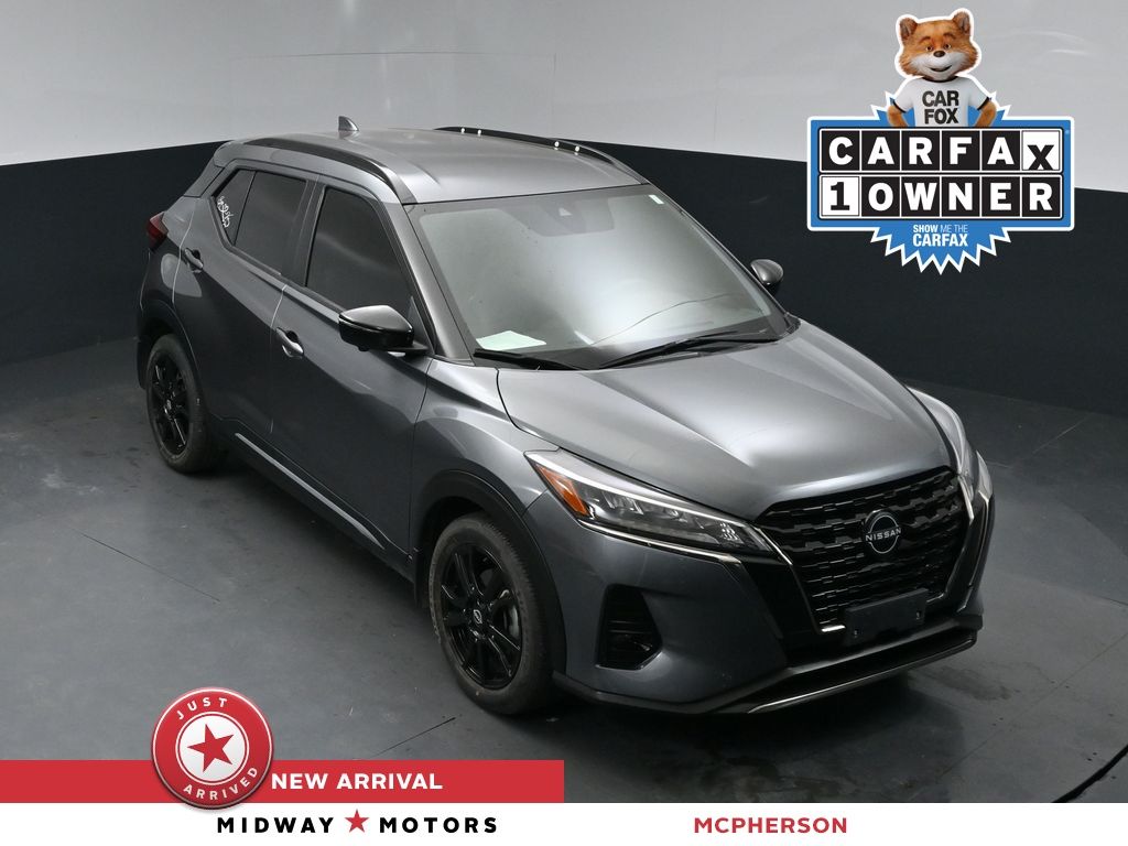 Gray (Gun Metallic) 2024 Nissan Kicks SUV / Crossover Front-Wheel Drive Continuously Variable Transmission
