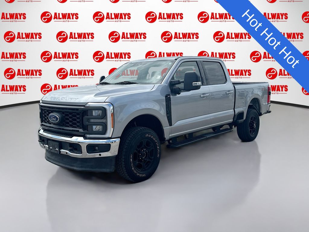 Silver Metallic 2023 Ford F-250 Super Duty Pickup Truck Four-Wheel Drive Automatic
