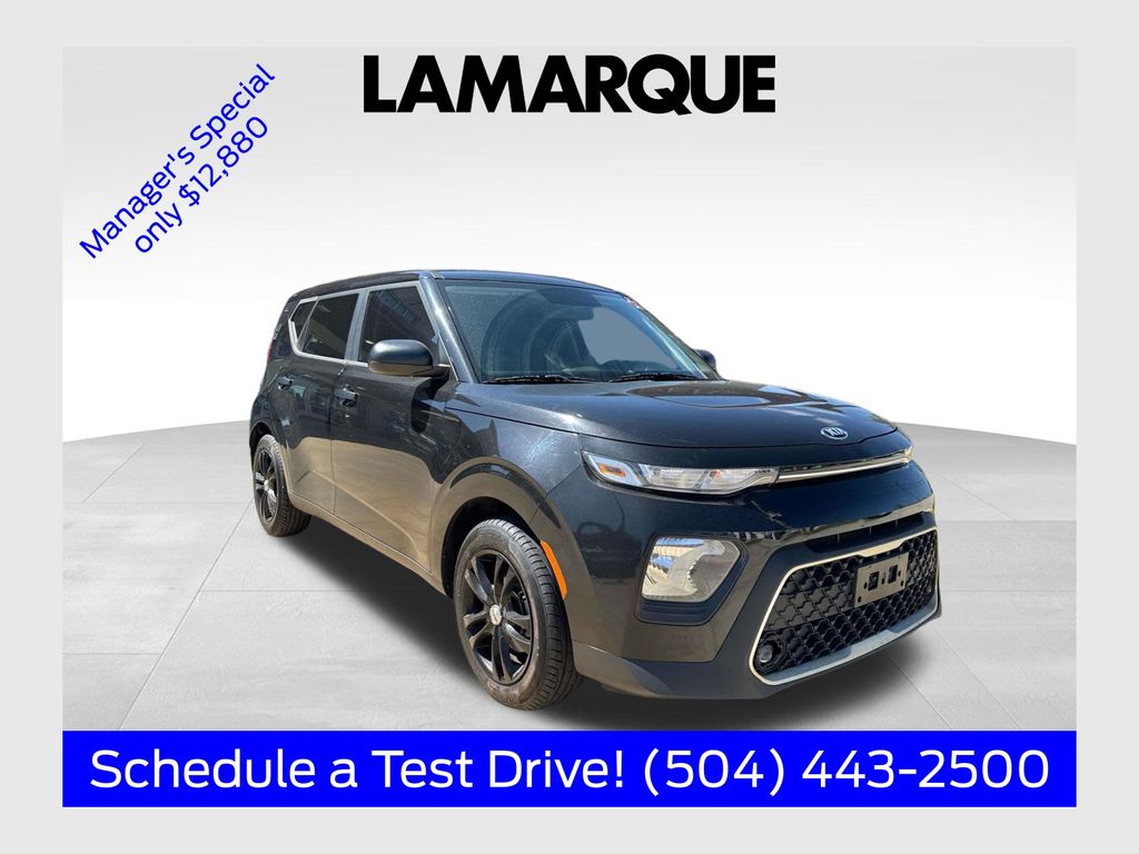Cherry Black 2021 Kia Soul LX FWD SUV / Crossover Front-Wheel Drive 6-Speed Manual