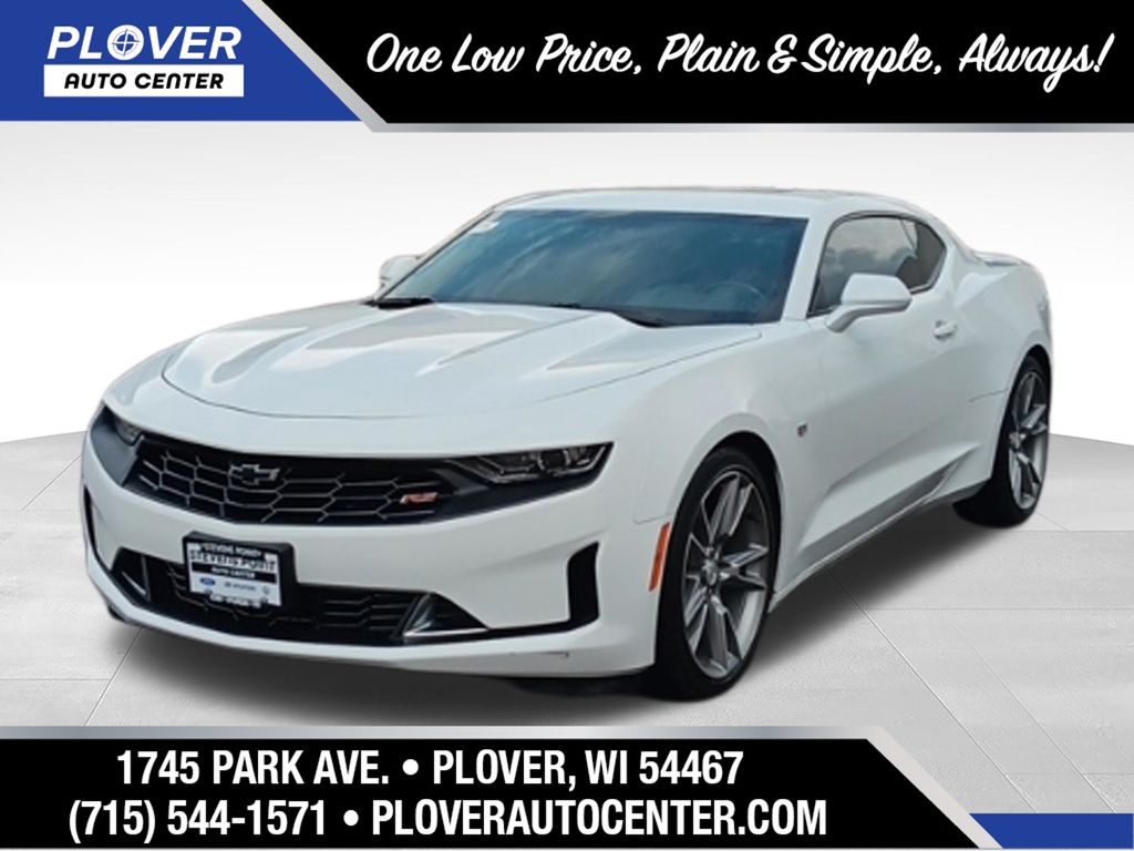 Summit White 2021 Chevrolet Camaro Coupe Rear-Wheel Drive Automatic