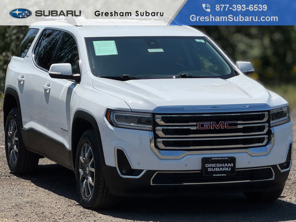 Summit White 2023 GMC Acadia SUV / Crossover Four-Wheel Drive 9-Speed Automatic